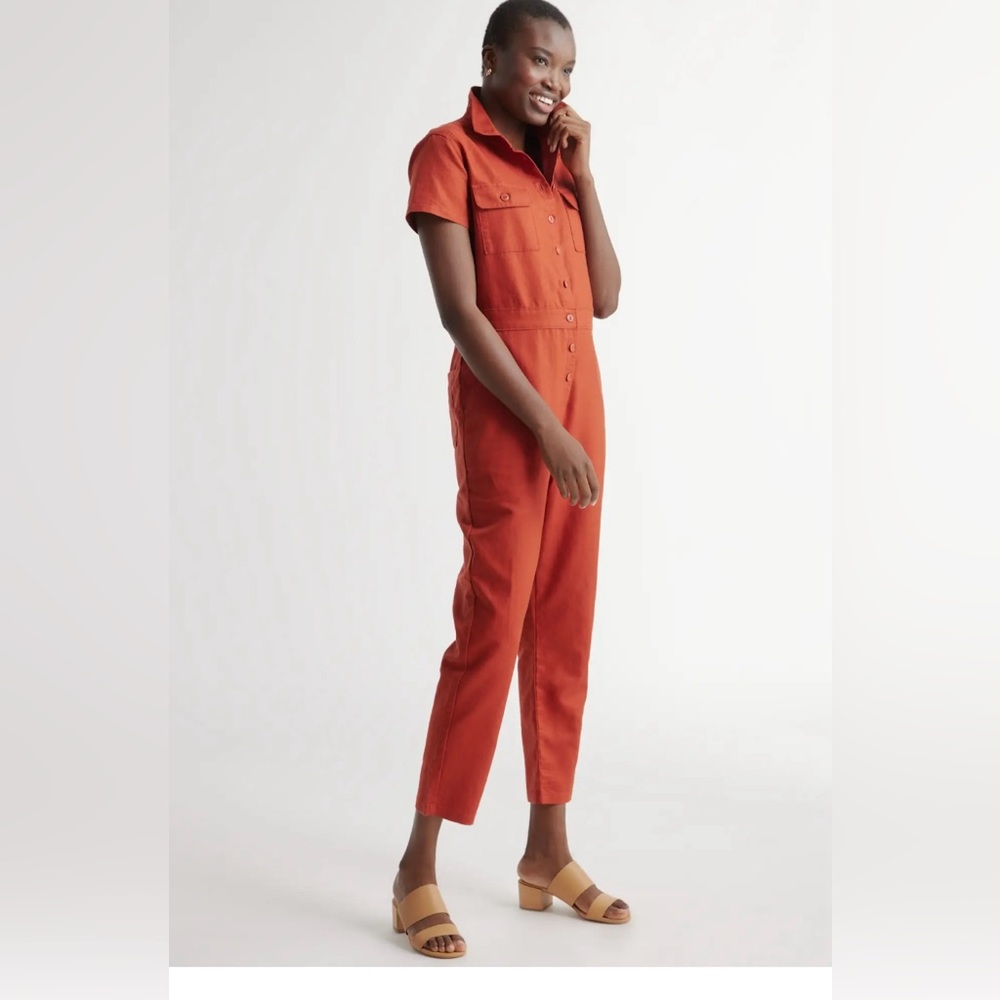 Quince Terracotta Jumpsuit